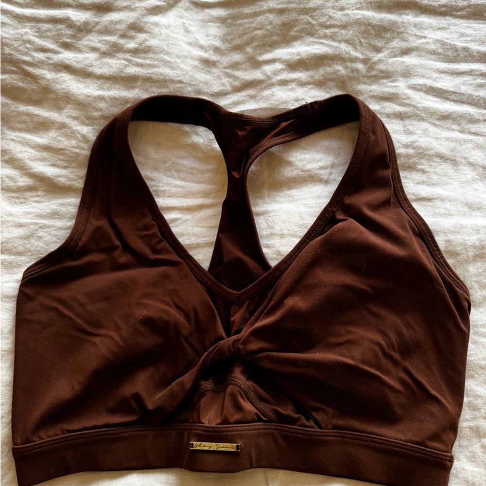 Gymshark x Whitney Simmons Brown Sports Bra